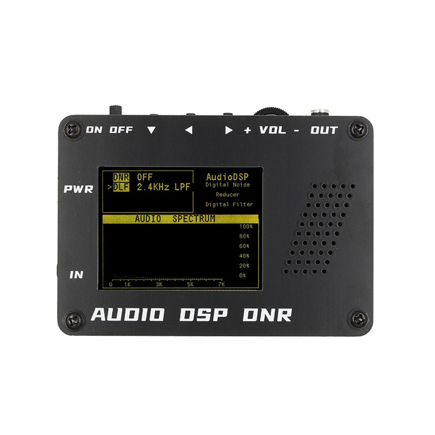 Audio DSP Noise Reducer DNR Digital Filter SSB Ham radio YAESU ICOM + Speaker