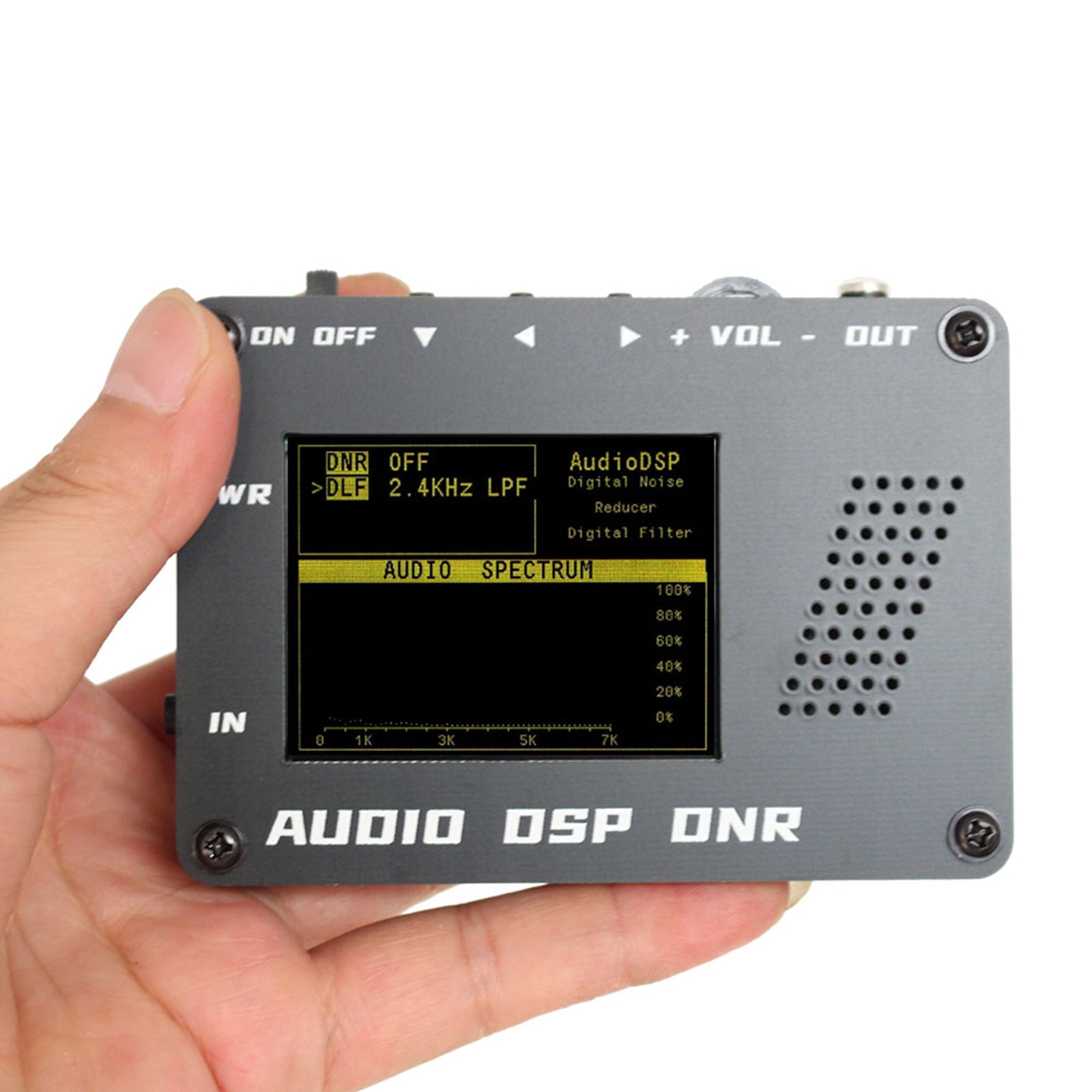 Audio DSP Noise Reducer DNR Digital Filter SSB Ham radio YAESU ICOM + Speaker