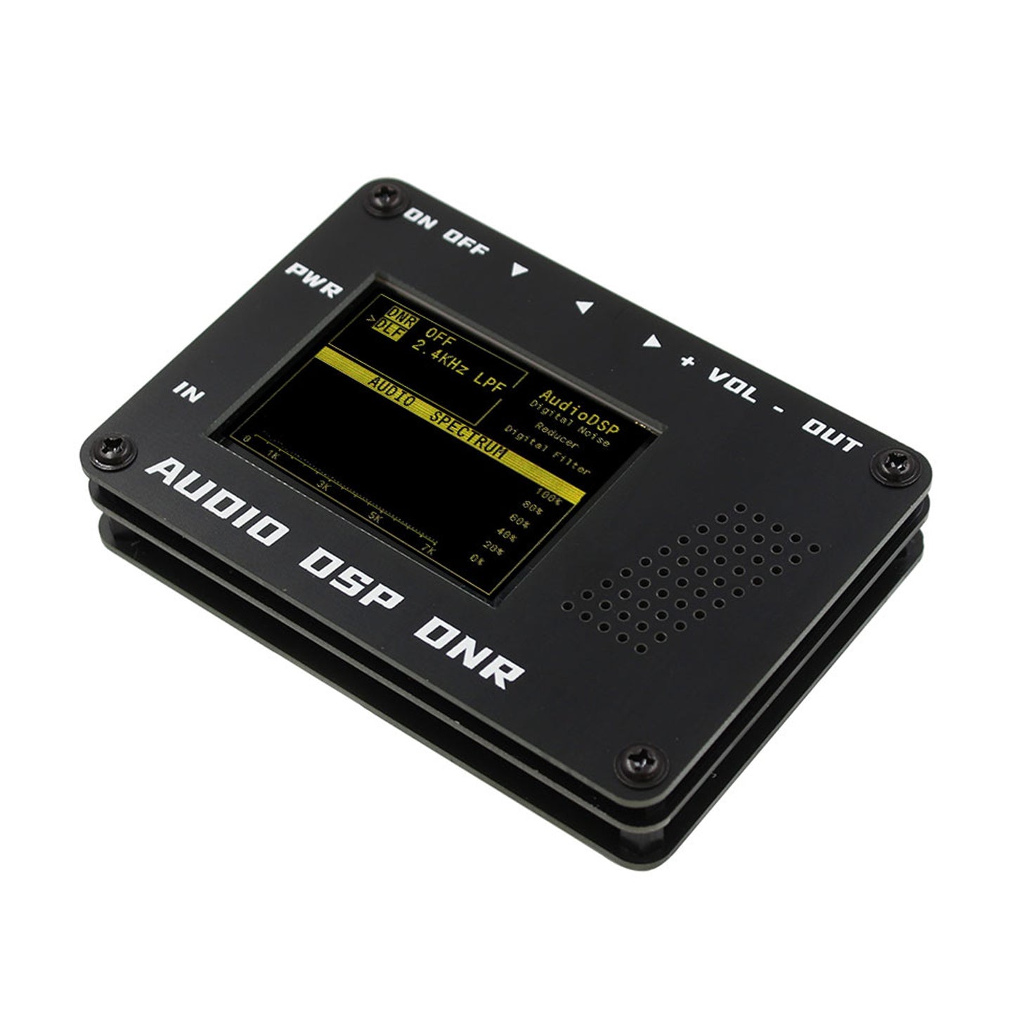Audio DSP Noise Reducer DNR Digital Filter SSB Ham radio YAESU ICOM + Speaker