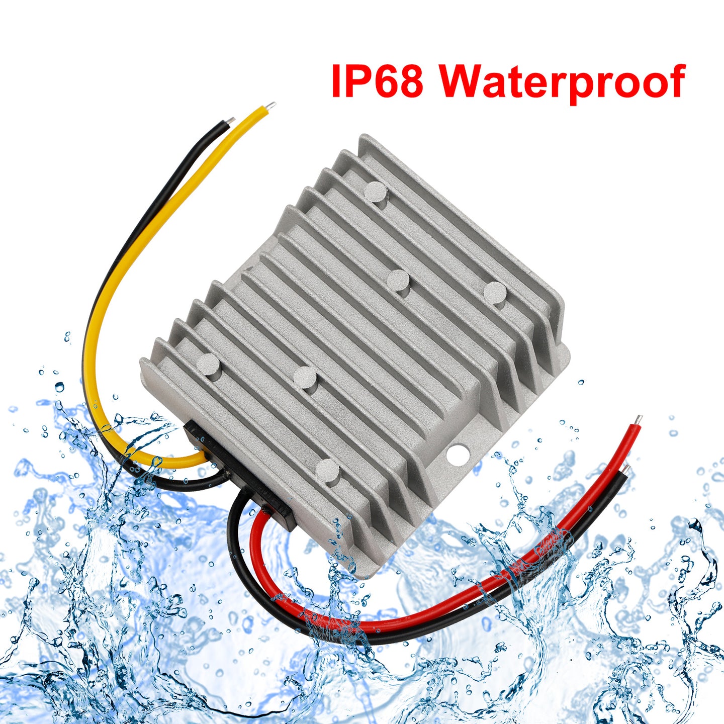 DC-DC 12V-13.8V 10A 138W Step Up Power Supply Converter Regulator Waterproof