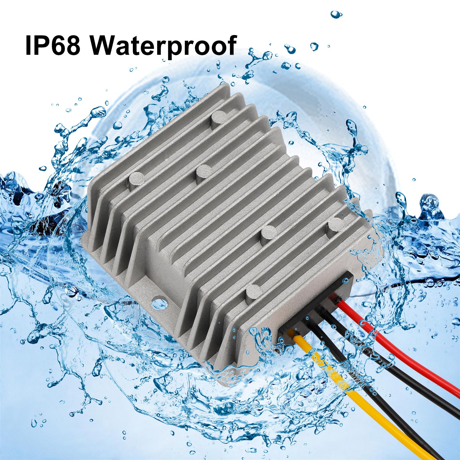 DC-DC 12V-13.8V 10A 138W Step Up Power Supply Converter Regulator Waterproof