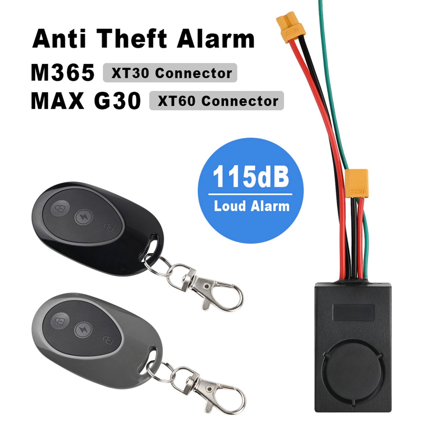 E-Scooter Anti-Theft Alarm for Xiaomi M365/MAX G30 Scooter
