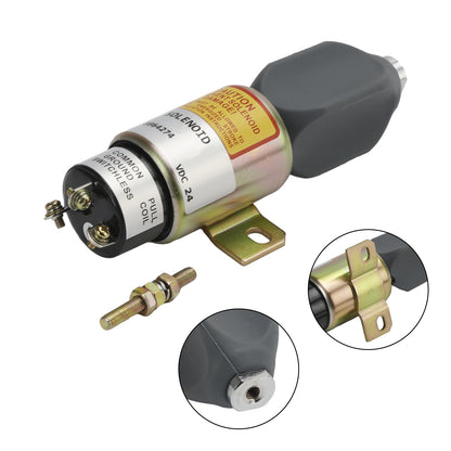 3864274 24V Stop Shutoff Solenoid For Cummins 1700-2536 1751-24E7U1B1S5A