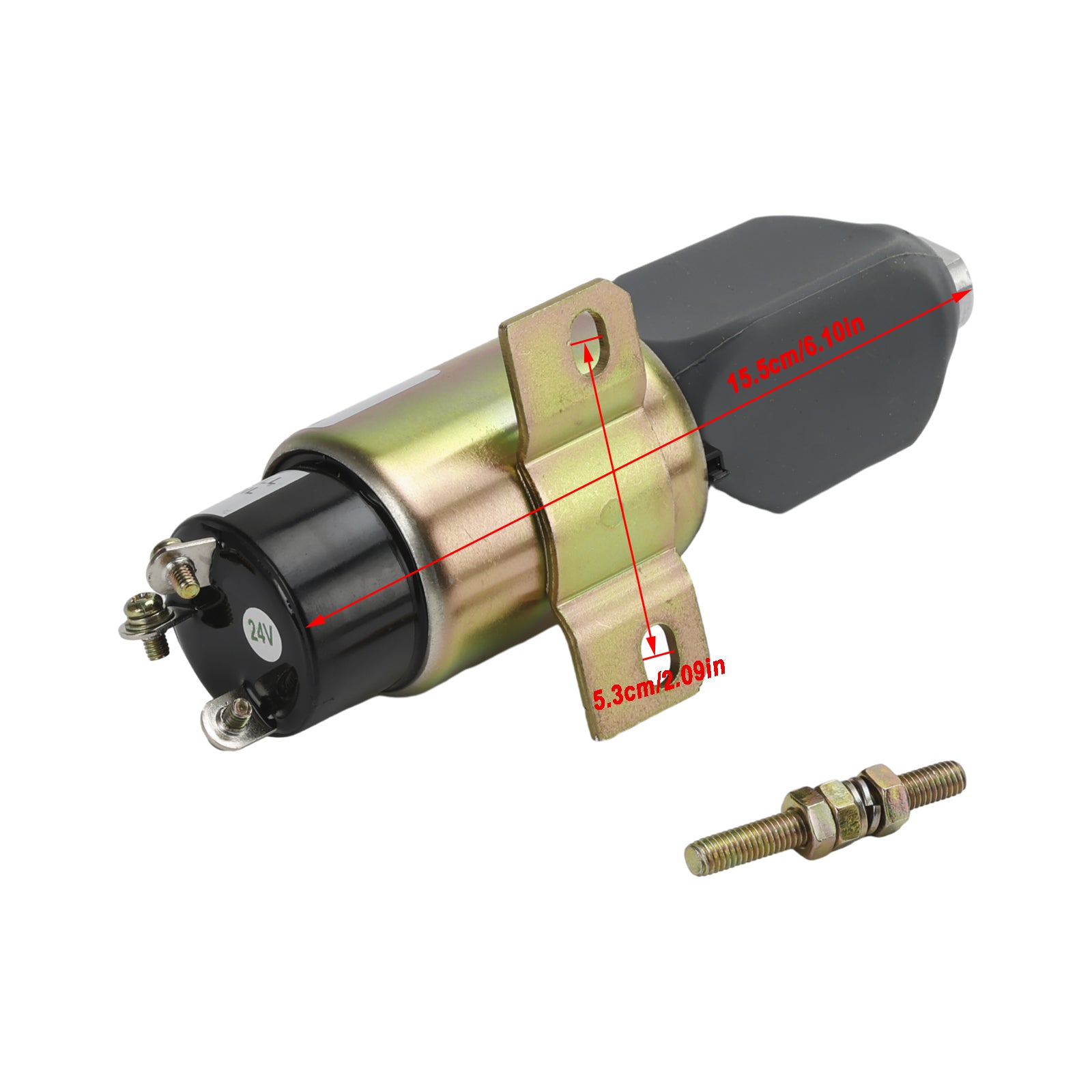 3864274 24V Stop Shutoff Solenoid For Cummins 1700-2536 1751-24E7U1B1S5A