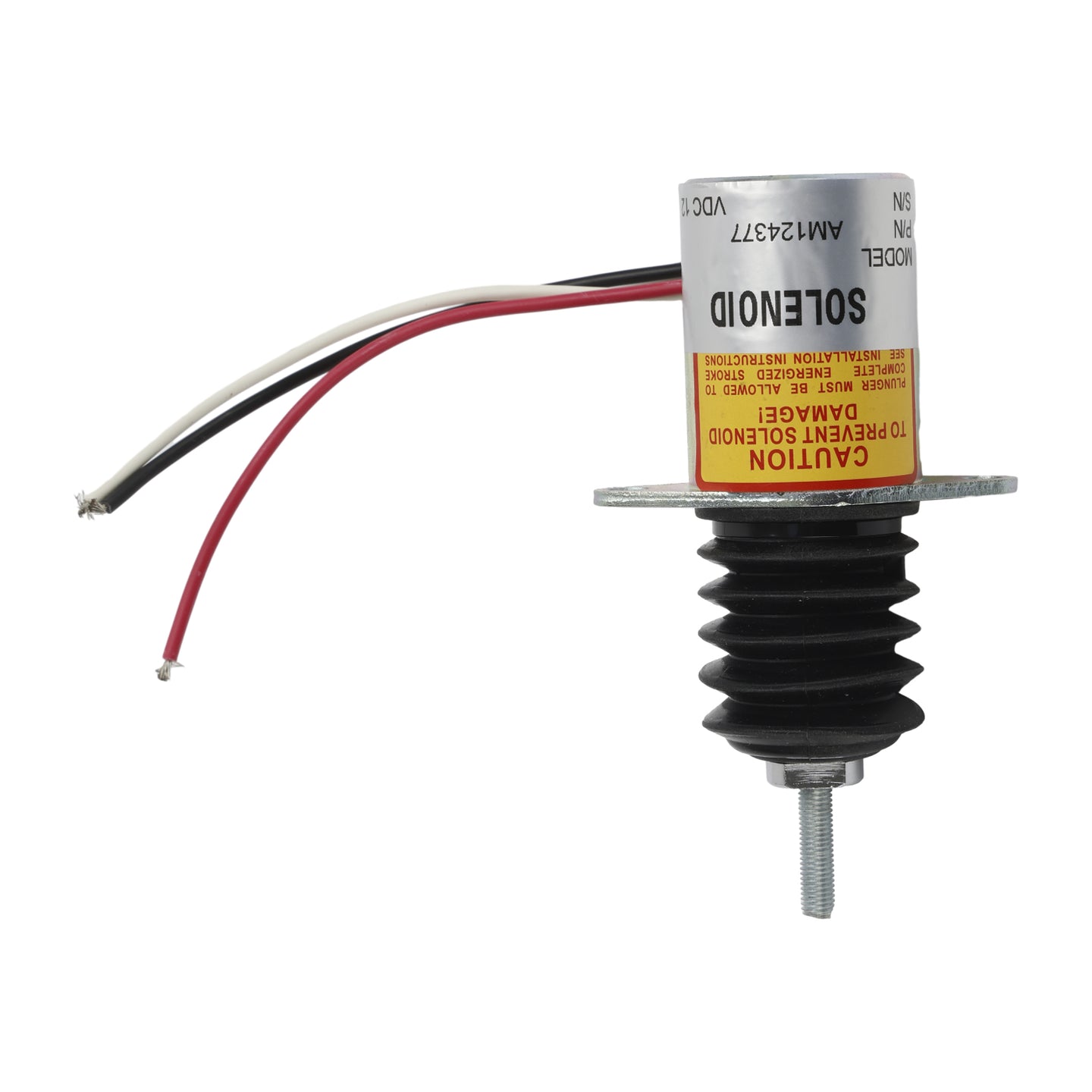 12V Fuel Shut off Solenoid AM124379 AM124377 For John Deere 655 755 856