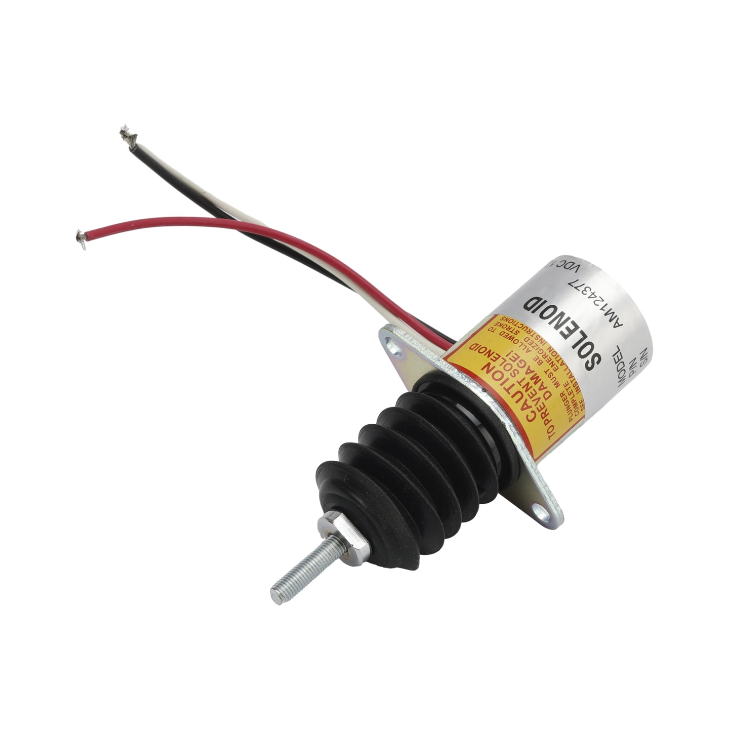 12V Fuel Shut off Solenoid AM124379 AM124377 For John Deere 655 755 856