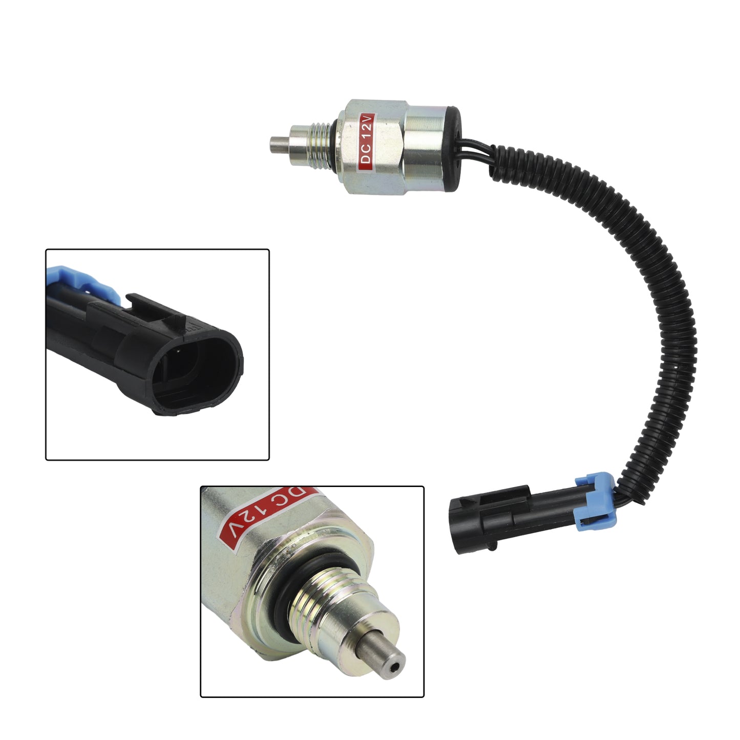 Solenoid Valve 84128131 12V For New Holland C185 L180 L190 C190 LT185.B L185