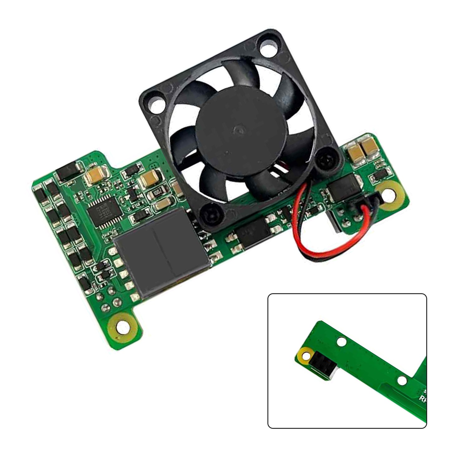 Raspberry Pi POE Expansion Board Module Supports Raspberry Pi 3B+/4B with Fan