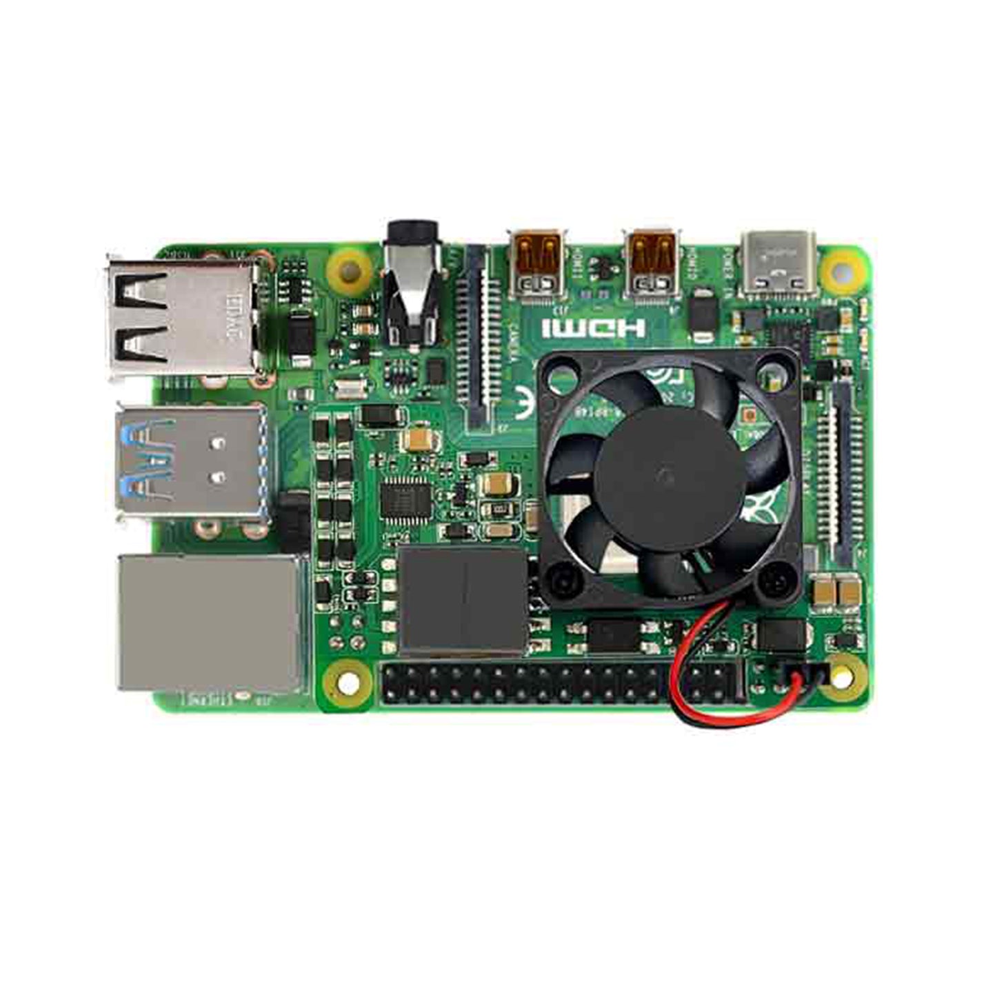 Raspberry Pi POE Expansion Board Module Supports Raspberry Pi 3B+/4B with Fan