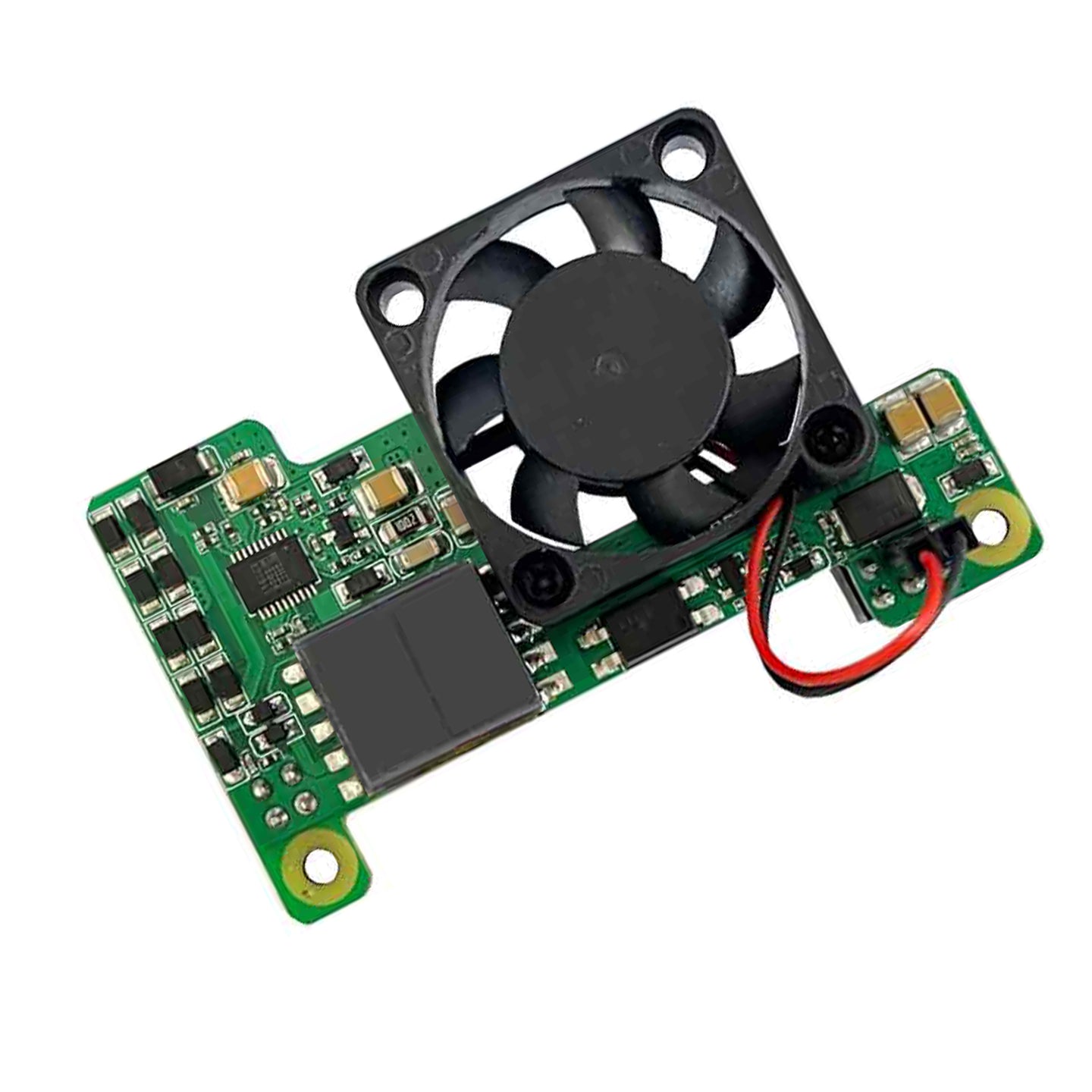 Raspberry Pi POE Expansion Board Module Supports Raspberry Pi 3B+/4B with Fan