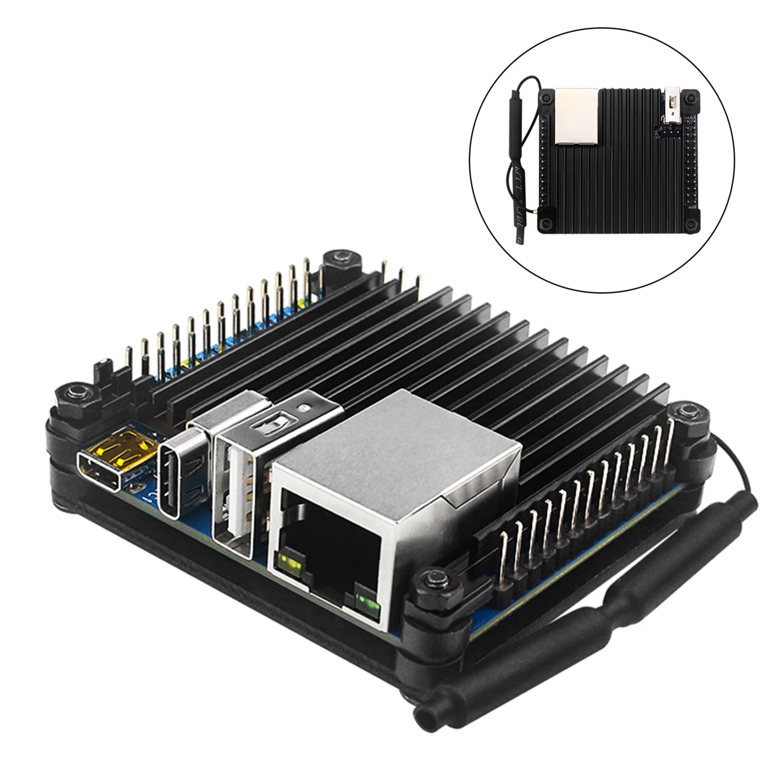 Orange Pi Zero 3 Aluminum Alloy Development Board Protective Shell Heat Sink