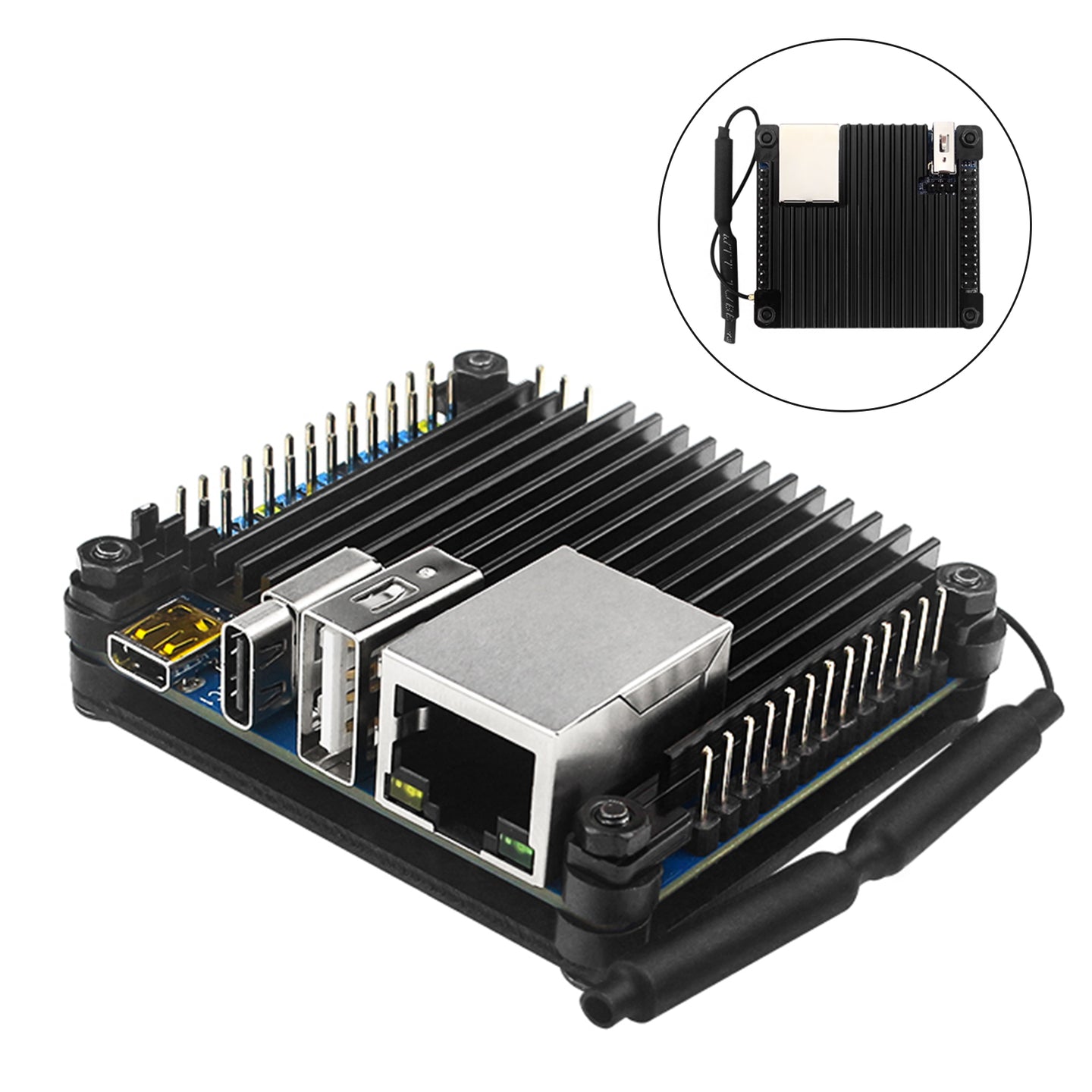 Orange Pi Zero 3 Aluminum Alloy Development Board Protective Shell Heat Sink