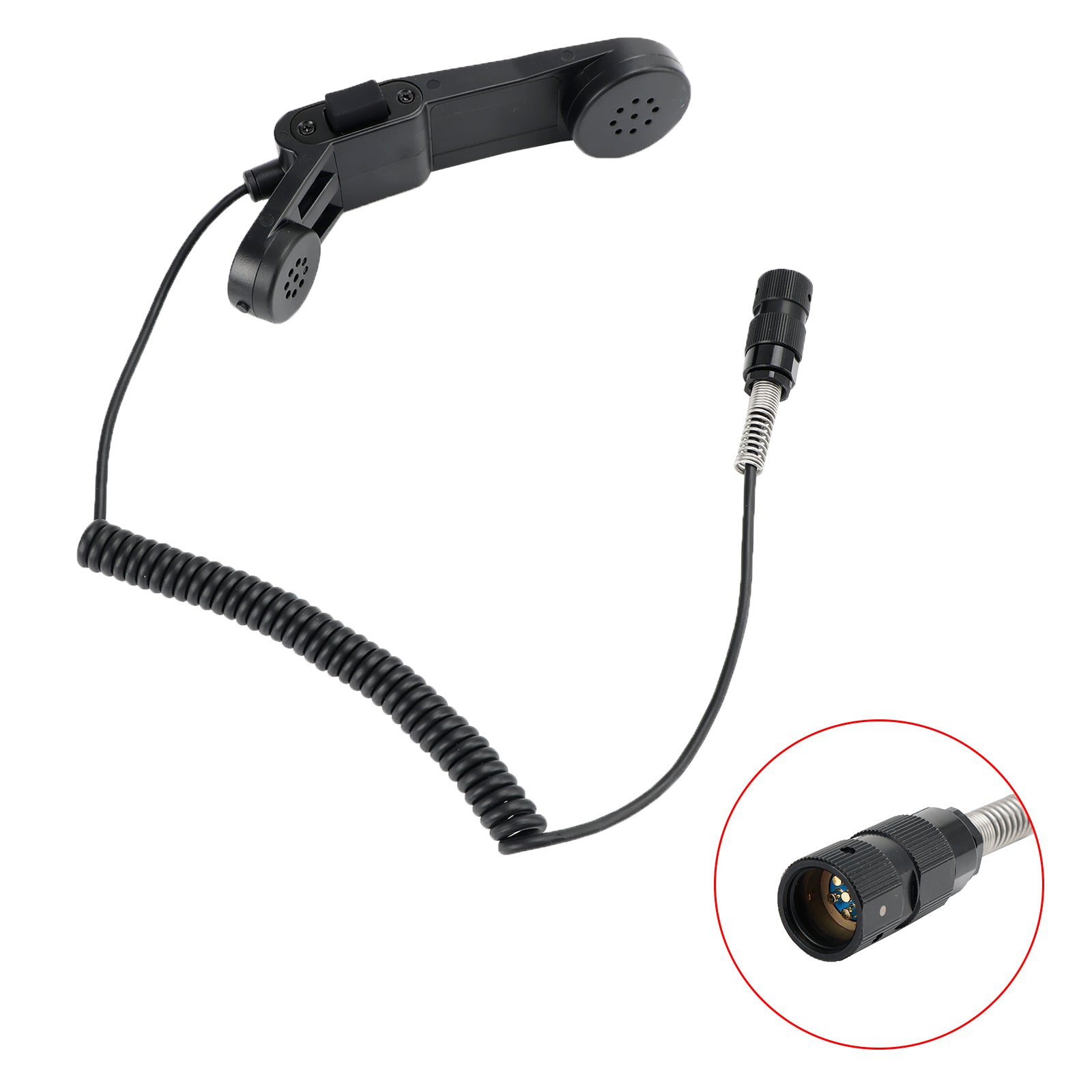 H250 6-pin PTT Handle Microphone U329 Microphone for AN/PRC148 PRC152 Radio