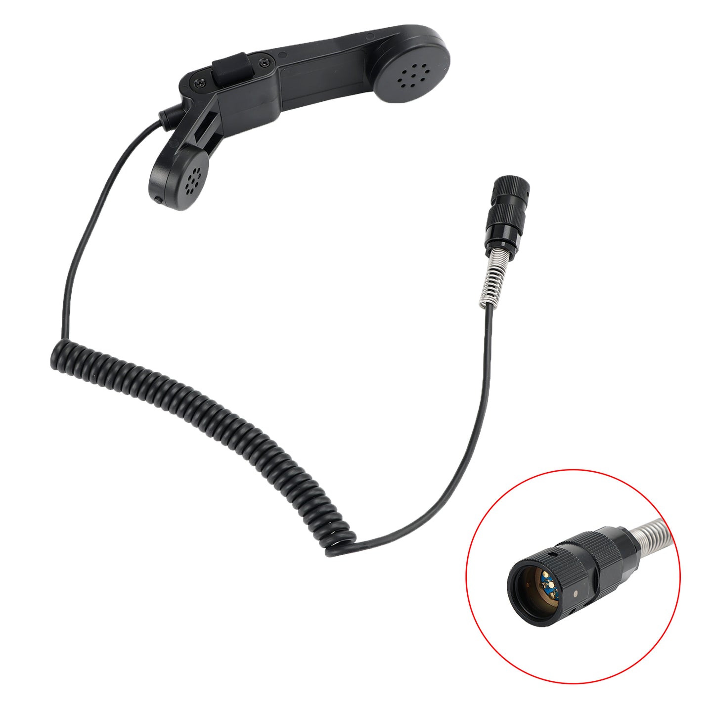 H250 6-pin PTT Handle Microphone U329 Microphone for AN/PRC148 PRC152 Radio