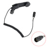 H250 6-pin PTT Handle Microphone U329 Microphone for AN/PRC148 PRC152 Radio