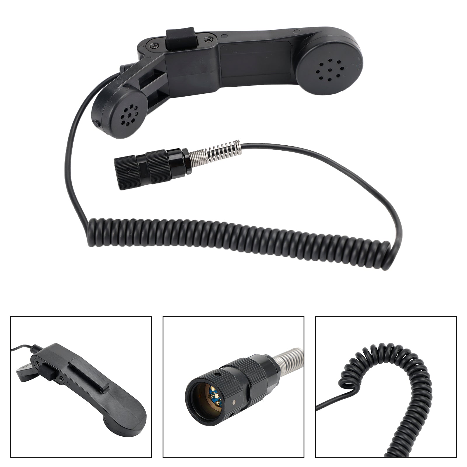 H250 6-pin PTT Handle Microphone U329 Microphone for AN/PRC148 PRC152 Radio