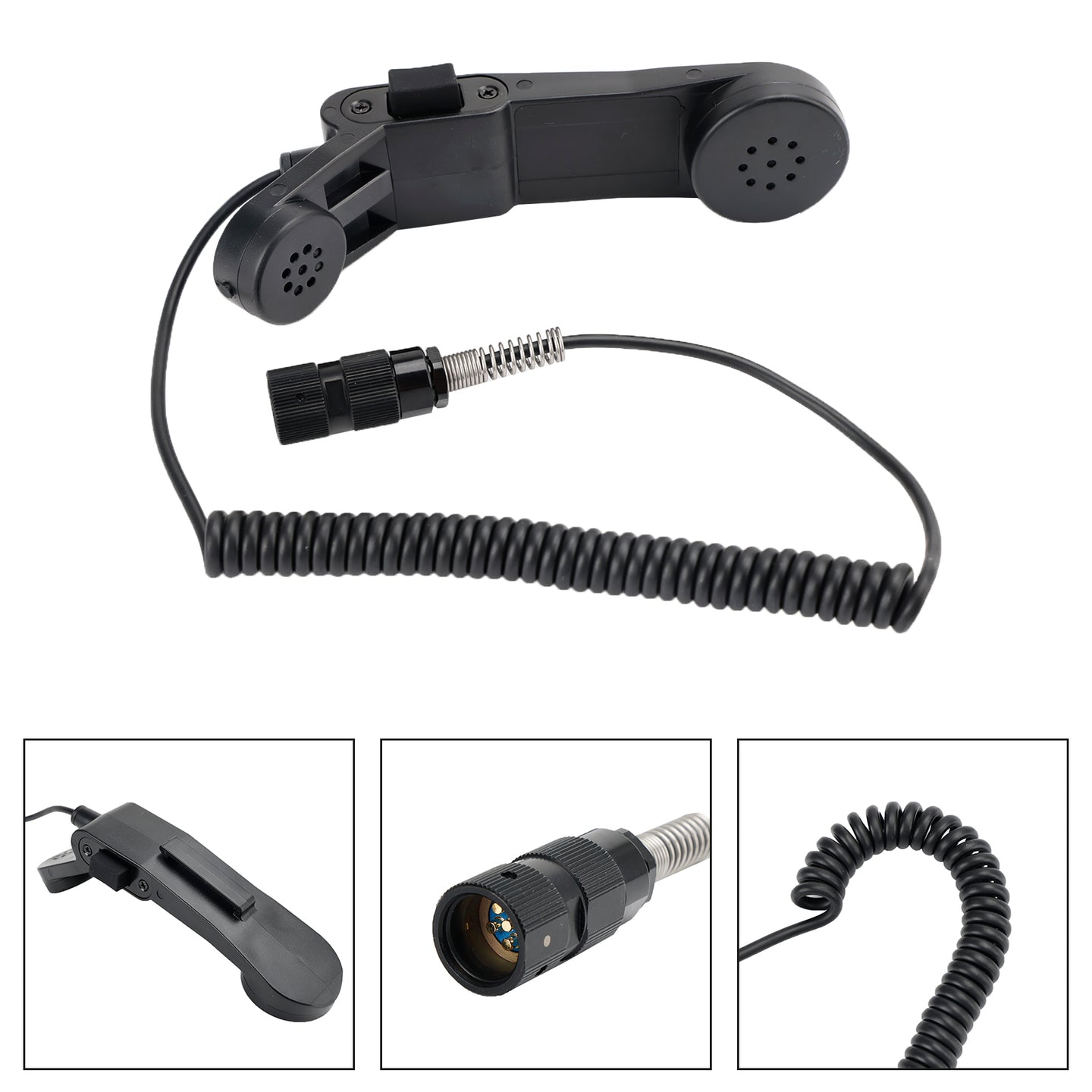 H250 6-pin PTT Handle Microphone U329 Microphone for AN/PRC148 PRC152 Radio