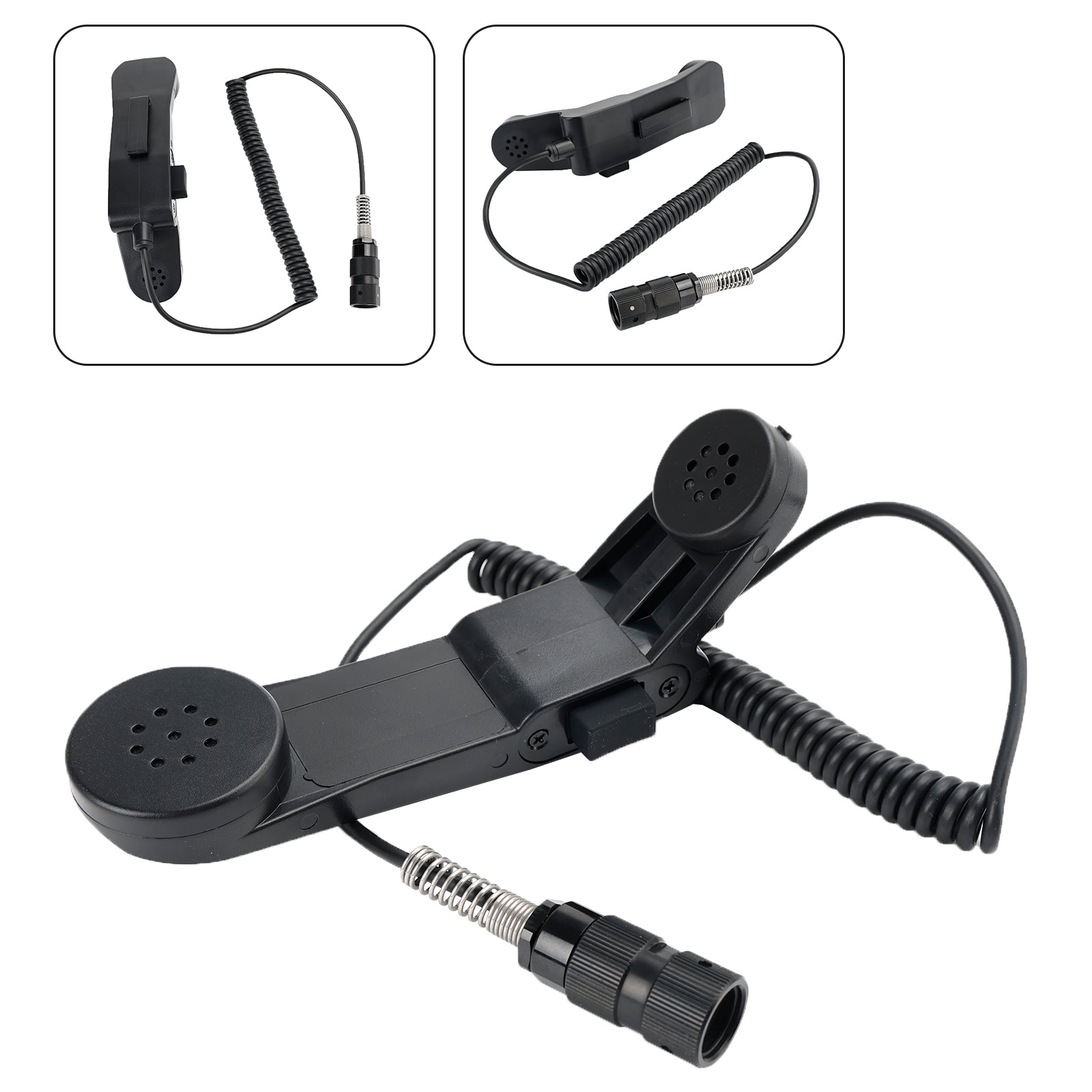 H250 6-pin PTT Handle Microphone U329 Microphone for AN/PRC148 PRC152 Radio
