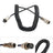 CB Hand Microphone Male Female 5Pin Extension Cable Radio Microphone Replacement