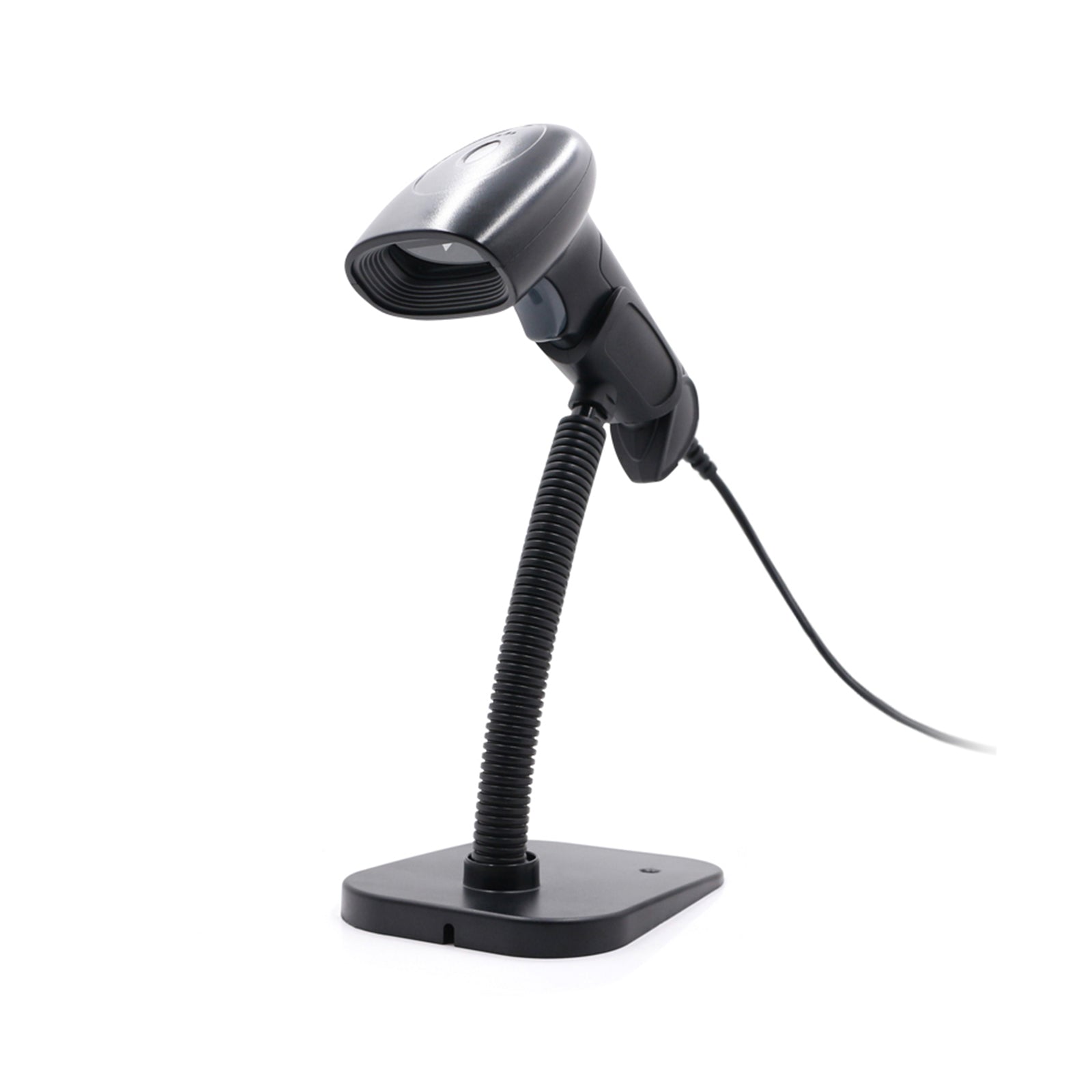 2 In1 1D+2D Portable Handheld Gun Auto USB Laser Scanner Bar Code Reader w Stand
