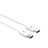 50M Wireless HDMI Extender Video Transmitter Receiver for PC Phone To TV White