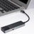 New Aluminum Alloy USB Optical Fiber SPDIF Card for AC-3 DTS 5.1 Channel Gray