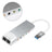 New Aluminum Alloy USB Optical Fiber SPDIF Card for AC-3 DTS 5.1 Channel Silver