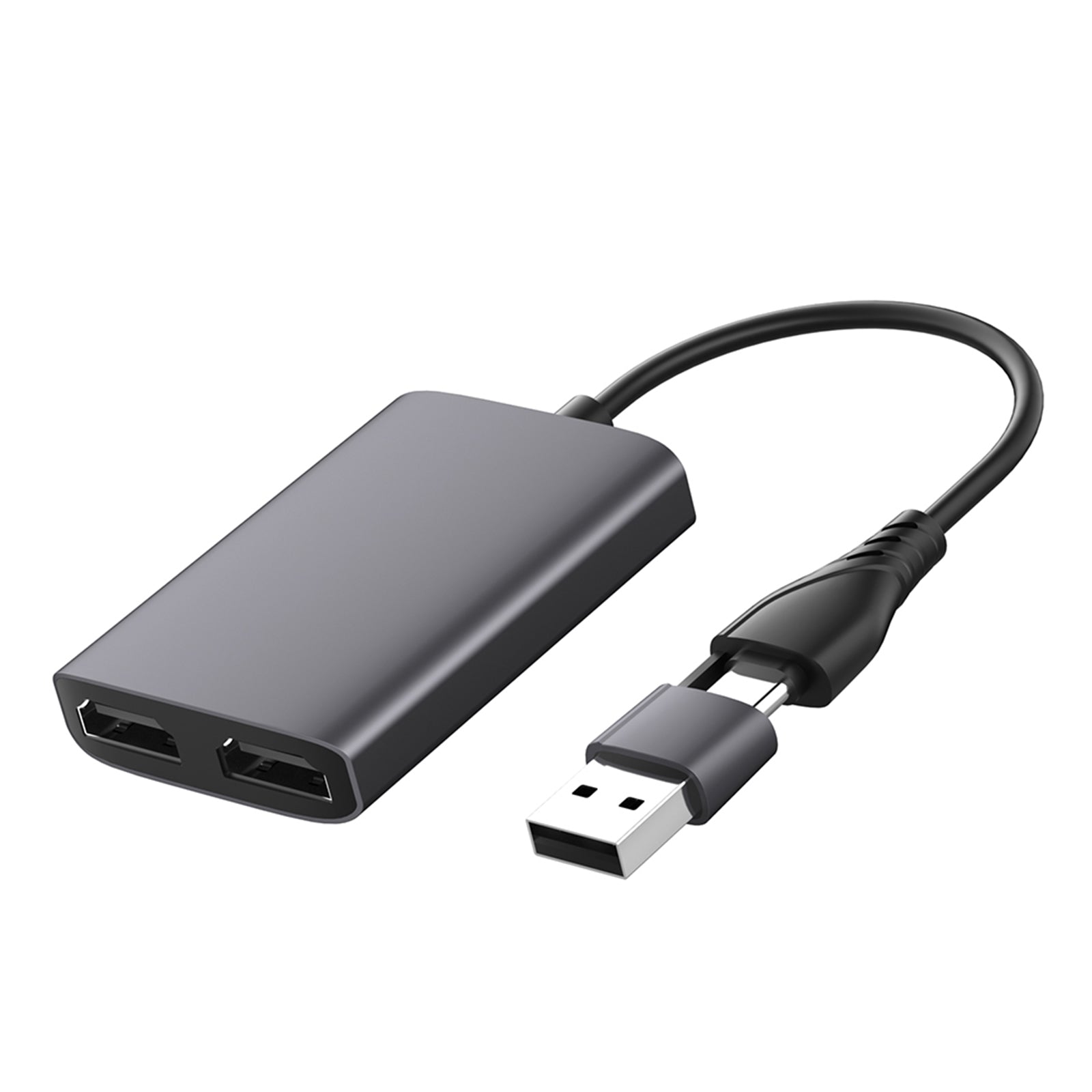 Type C/USB3.0 to Dual HDMI Adapter 1080P 60Hz for Apple M1 M2 Mac Windows Hub