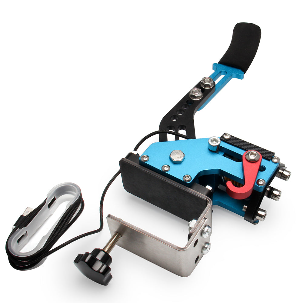 Racing Games Handbrake USB3.0 Kits for Steering Wheel Stand G29 G920 PC Blue