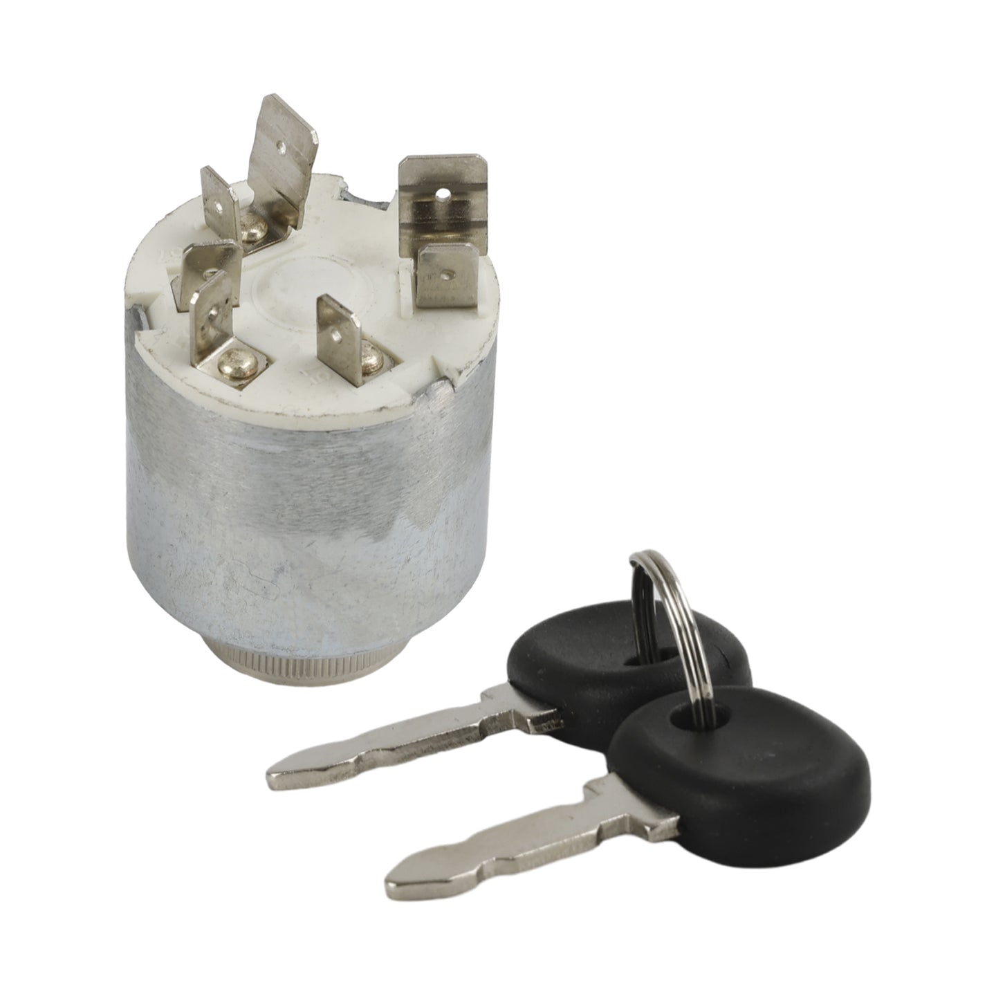 14159000 Ignition Switch with 2 Keys for New Holland, Ford, Case & Fiat Tractors, Replaces 5146155