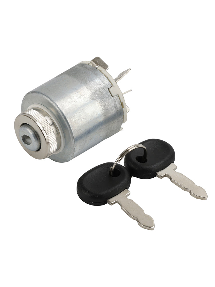14159000 Ignition Switch with 2 Keys for New Holland, Ford, Case & Fiat Tractors, Replaces 5146155