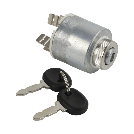 14159000 Ignition Switch with 2 Keys for New Holland, Ford, Case & Fiat Tractors, Replaces 5146155