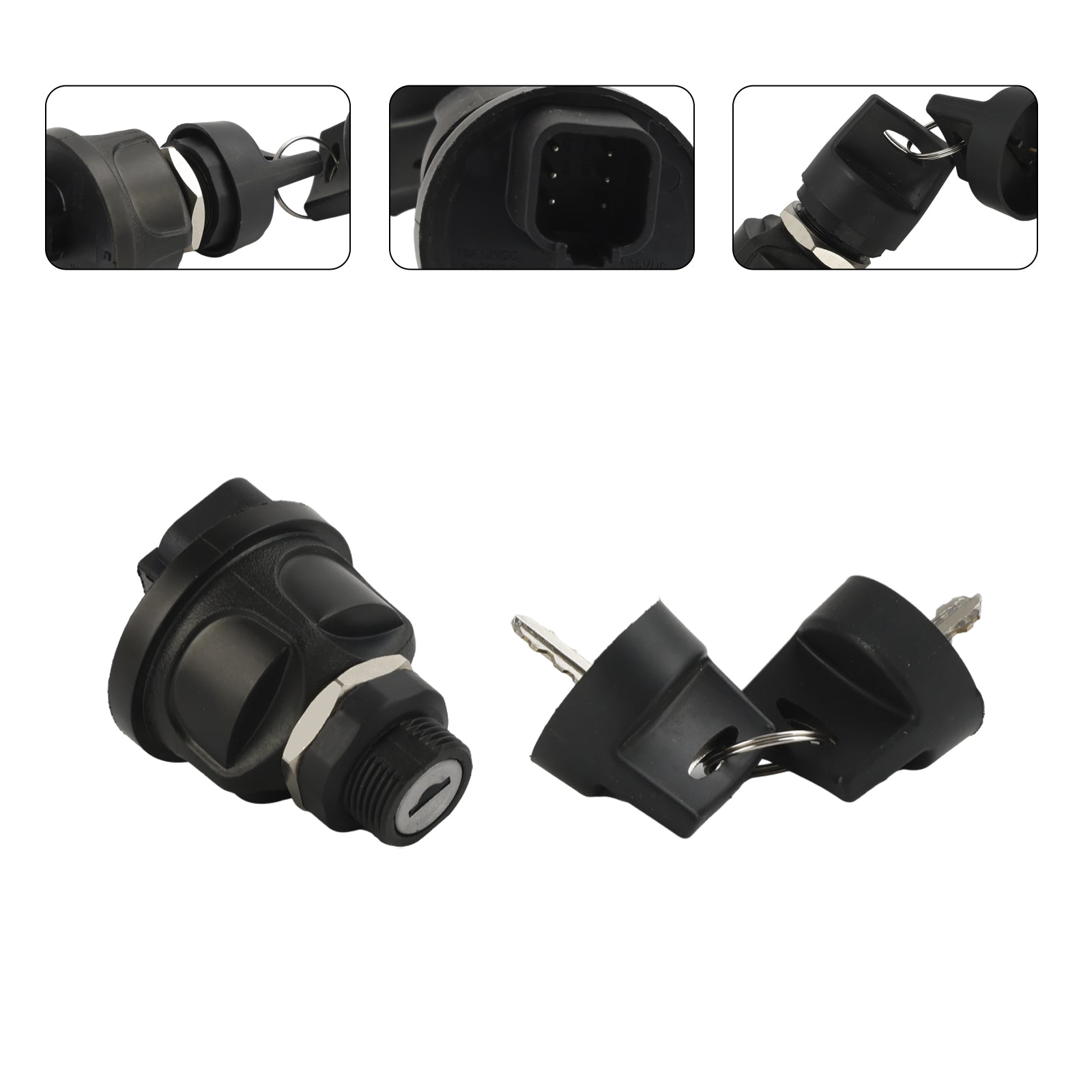 95060-01 For Cole Hersee 4 Position Sealed Ignition Switch With 2 Keys