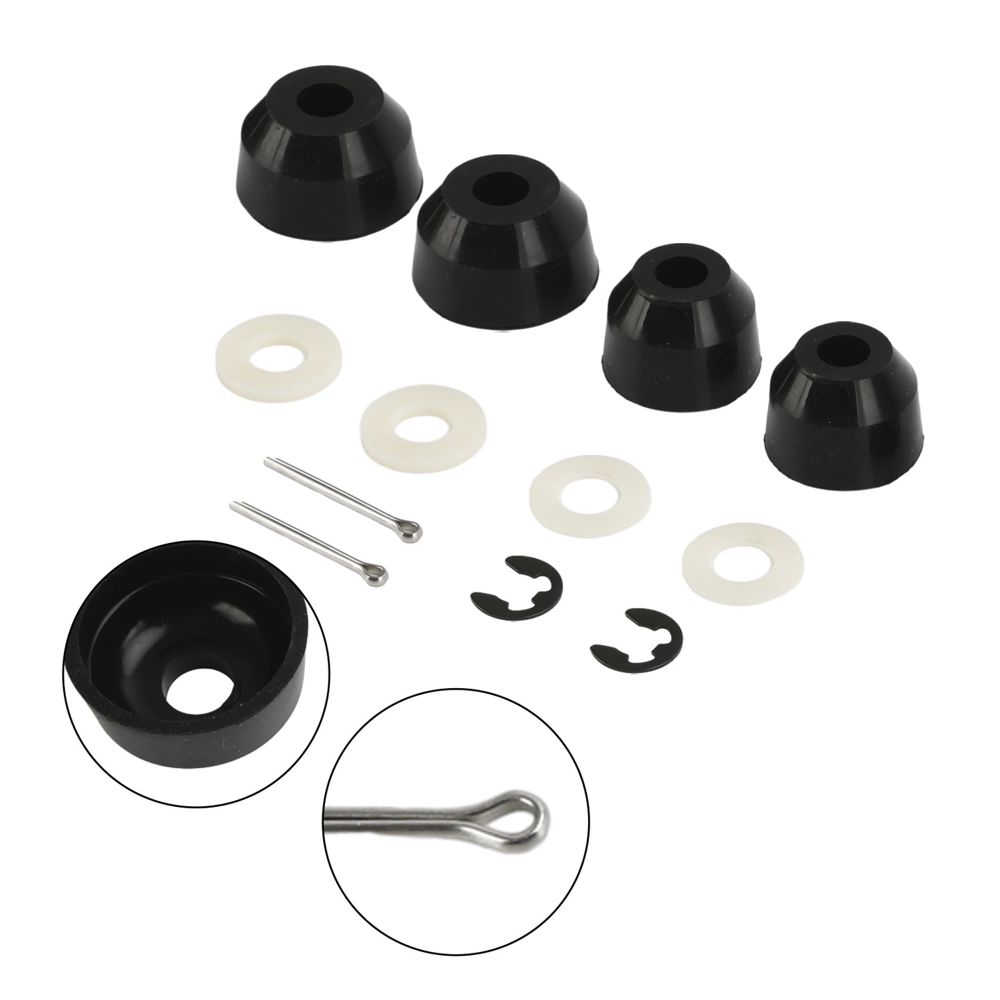 For Kubota BX1850 60 70 80 BX22 2200 GR Inner/Outer Tie Rod Poly Boots Upgrade