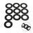 40MM Excavator Bucket Pin Shims Kit For Skid Steer Cat Bobcat Deere Komatsu