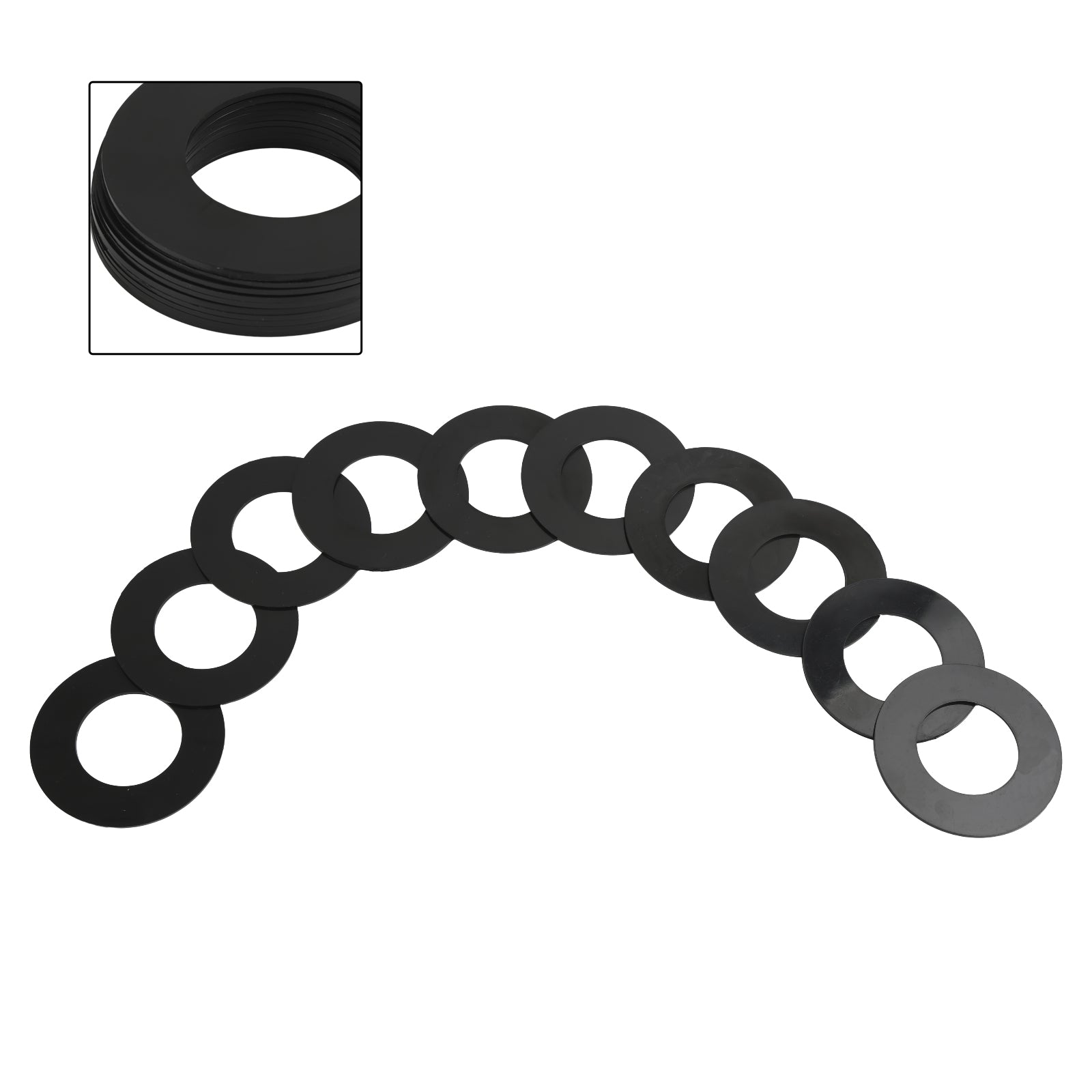 40MM Excavator Bucket Pin Shims Kit For Skid Steer Cat Bobcat Deere Komatsu