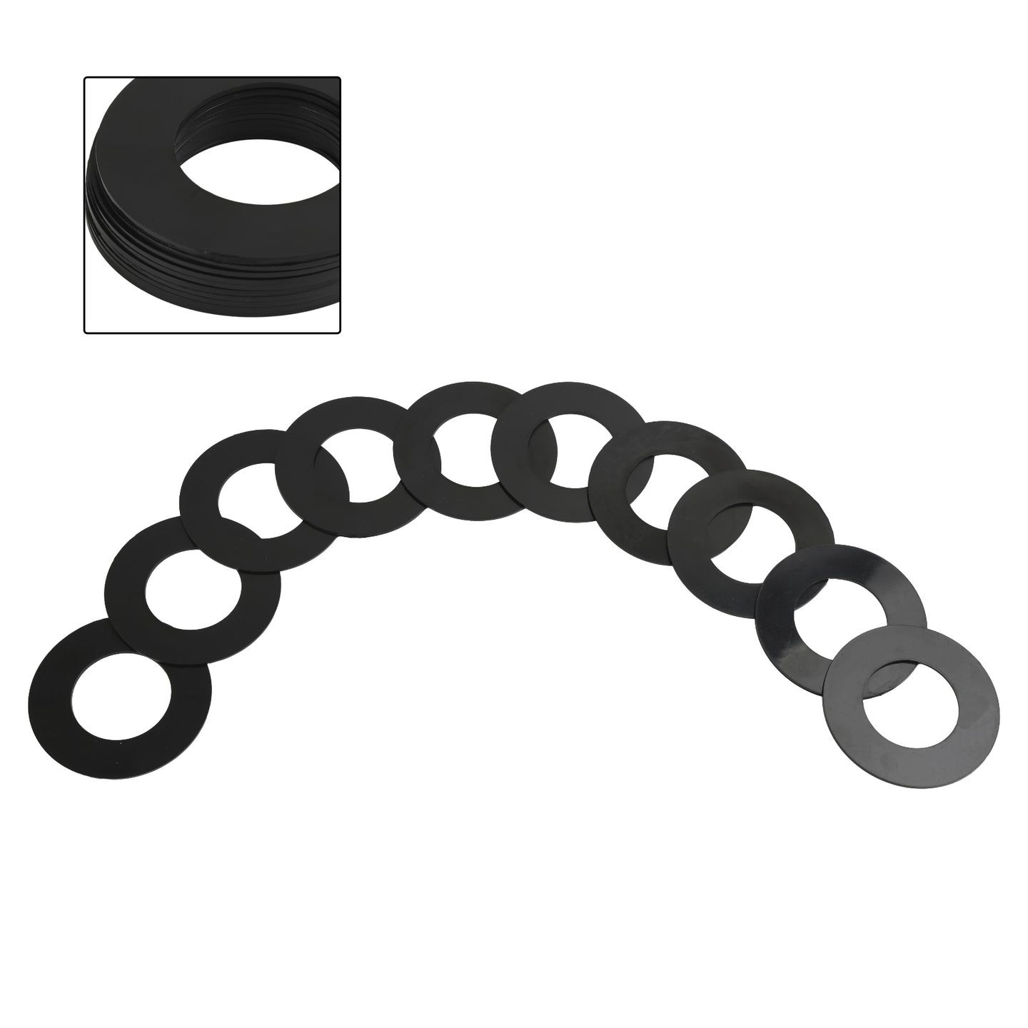 40MM Excavator Bucket Pin Shims Kit For Skid Steer Cat Bobcat Deere Komatsu