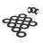 45MM Excavator Bucket Pin Shims Kit For Skid Steer Cat Bobcat Deere Komatsu