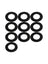 45MM Excavator Bucket Pin Shims Kit For Skid Steer Cat Bobcat Deere Komatsu