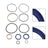 Hydraulic Log Splitter Rebuild Seal Kit For 4.0" Bore X 1.75" Rod Cylinde