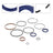 4.5" Bore x 1.75" Rod Cylinde Hydraulic Log Splitter Cylinder Rebuild Seal Kit