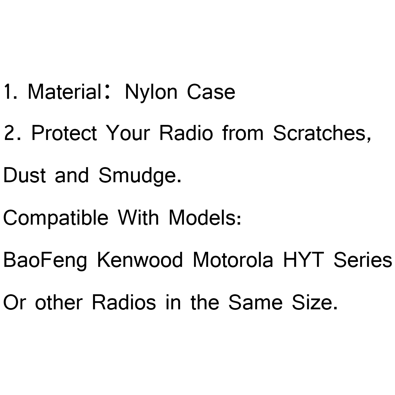 1x MSC-20C Multi-Function Radio Case Holder For Baofeng Kenwood HYT