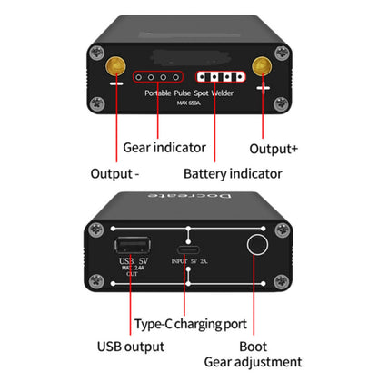 DIY Portable Mini Spot Welder Machine Welding Power With Pen For 18650 Battery