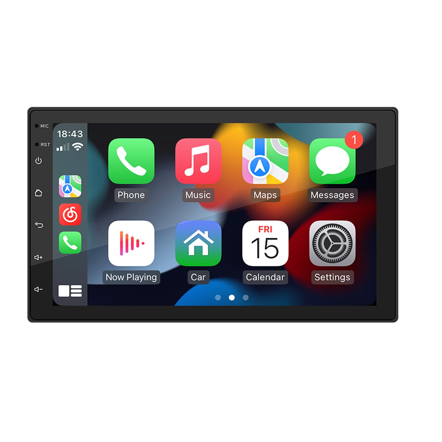 7inch Android 10 GPS WiFi Bluetooth Car Stereo MP5 Player Carplay + 4 LED Camera