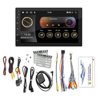 7inch Android 10 GPS WiFi Bluetooth Car Stereo MP5 Player Carplay + 4 LED Camera
