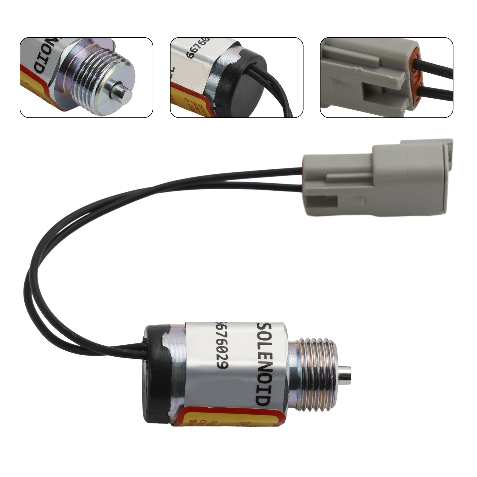 Spool Lock Solenoid 6676029 Compatible With Bobcat 751 753 763 773 863 873 883