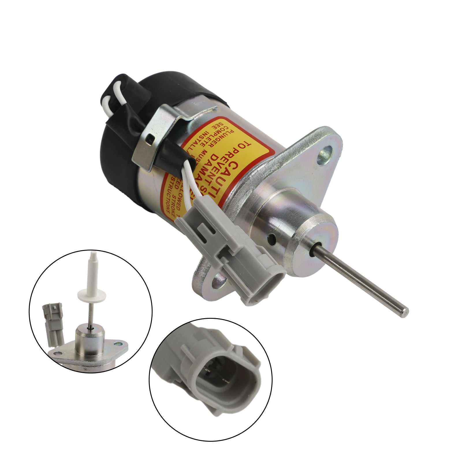 Fuel Shutoff Stop Solenoid PS45CZ250 For Kubota Actuator Solenoid D1503 V2203