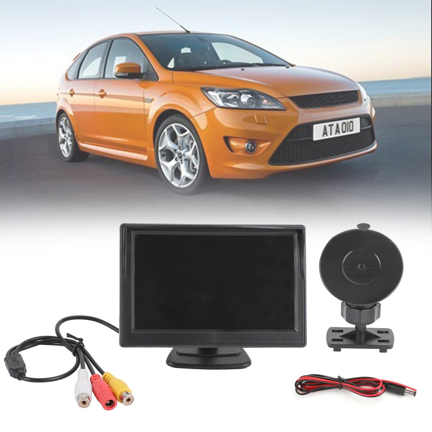 5 Inch HD Screen Monitor for Car Rear view Reverse Backup Parking Camera