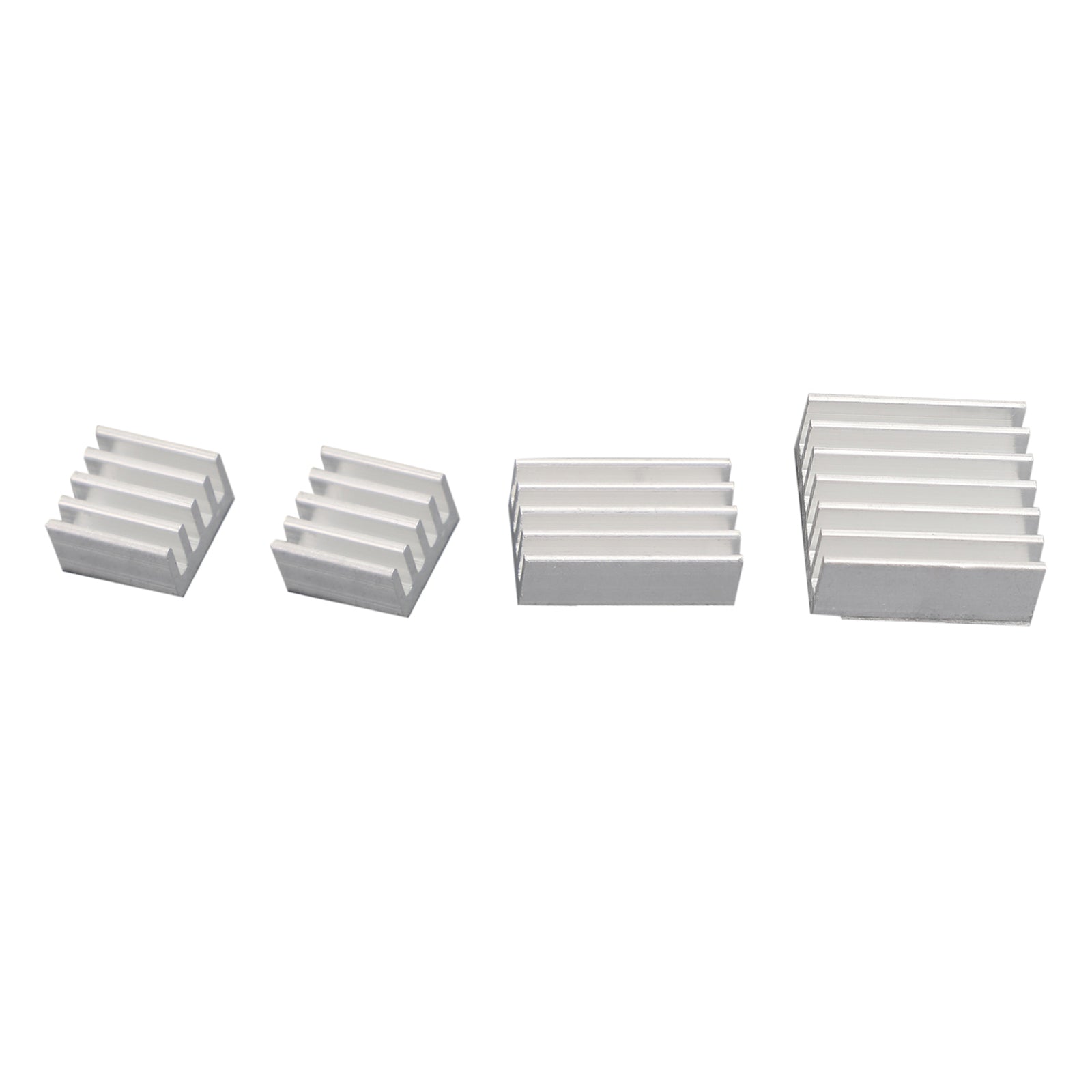 4PCS Aluminum Heatsink Radiator Cooler Kit for Raspberry Pi 4B with Sticker