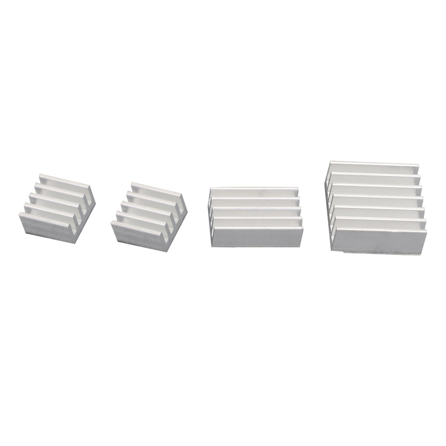 4PCS Aluminum Heatsink Radiator Cooler Kit for Raspberry Pi 4B with Sticker
